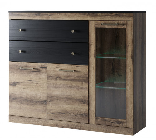 Тумба-витрина Джаггер 1V2D2S