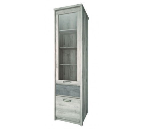 Шкаф-витрина для посуды Джаз 1V1D1S оникс Шкаф-витрина для посуды Джаз 1V1D1S оникс