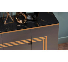 Распродажа с экспозиции Стол туалетный Карлино с зеркалом  (Carlino) CARL-23/11