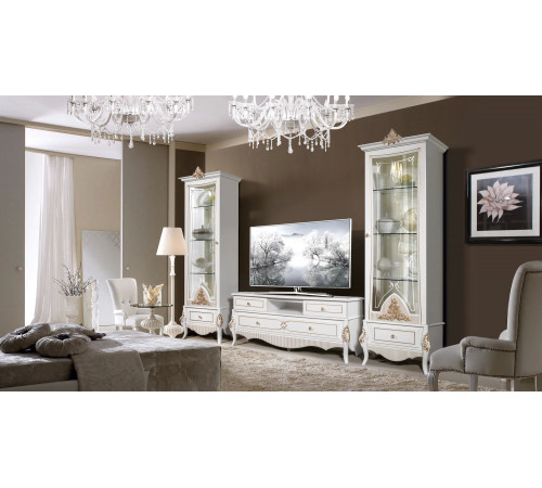 Гостиная Стелла 1 (белый золото)