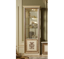 Шкаф-витрина однодверный Анита (бежевый глянец) Шкаф-витрина однодверный Анита (бежевый глянец)