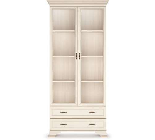 Витрина Сиена 2-х дверная (Бодега Белый) Витрина Сиена 2-х дверная (Бодега Белый)