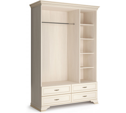 Шкаф Сиена 3-х дверных (Бодега Белый) Шкаф Сиена 3-х дверных (Бодега Белый)