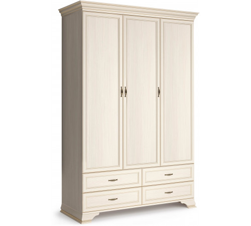 Шкаф Сиена 3-х дверных (Бодега Белый) Шкаф Сиена 3-х дверных (Бодега Белый)