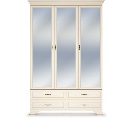 Шкаф Сиена 3-х дверных (Бодега Белый) Шкаф Сиена 3-х дверных (Бодега Белый)
