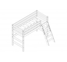 Детская кровать-чердак Соня Вариант-6