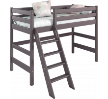 Кровать Соня Лаванда полувысокая вариант 6 с наклонной лестницей