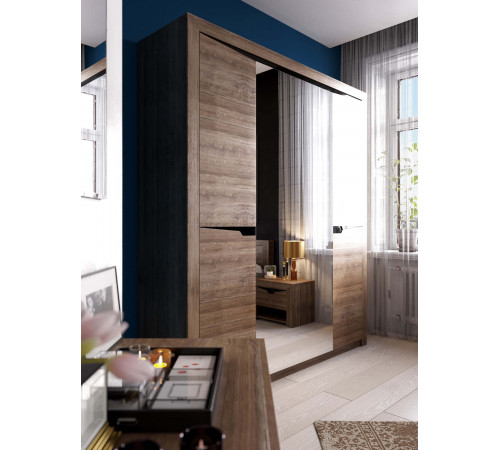 Шкаф для одежды четырехдверный Соренто Дуб стирлинг Шкаф для одежды четырехдверный Соренто Дуб стирлинг