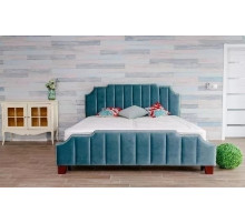 Двуспальная кровать Форсайт MUR-IK-FORS с мягкой спинкой