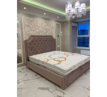 Двуспальная кровать Лоренцо MUR-IK-LOREN с мягкой спинкой