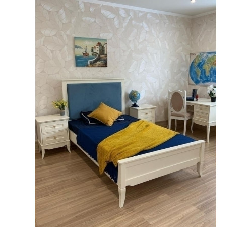 Односпальная кровать Римини MUR-118-01/1 с мягкой вставкой