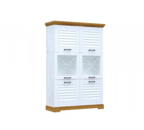 Двухстворчатый шкаф-витрина для посуды ГК-2 (СА/ОРН) Кантри