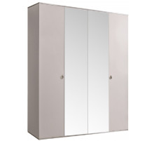 Четырехстворчатый шкаф для одежды с зеркалом Rimini РМШ1/4 (слоновая кость) Четырехстворчатый шкаф для одежды с зеркалом Rimini РМШ1/4 (слоновая кость)