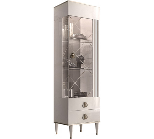 Шкаф витрина Rimini Solo РМВ1-1С (s) правый (слоновая кость) Шкаф витрина Rimini Solo РМВ1-1С (s) правый (слоновая кость)