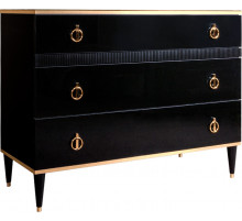 Комод для белья с планкой Rimini Solo РМКМ-3 (s) (черный)