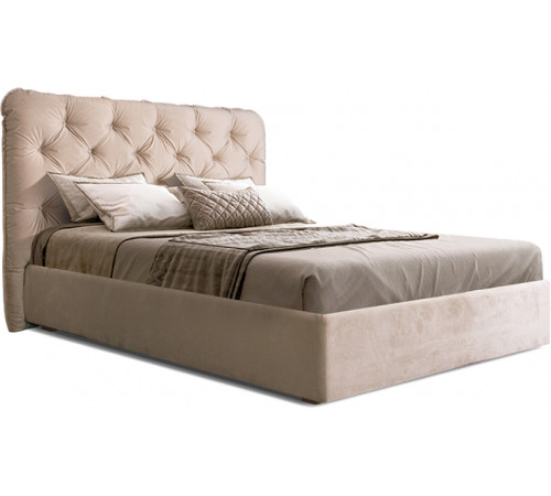 Двуспальная кровать с подъемным механизмом BOGEMIA (жемчуг) Двуспальная кровать с подъемным механизмом BOGEMIA (жемчуг)