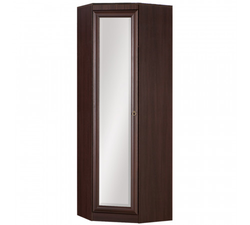 Угловой шкаф с зеркалом для прихожей Инна 621 темный Угловой шкаф с зеркалом для прихожей Инна 621 темный