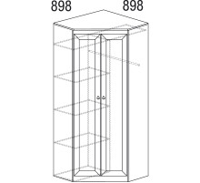 Шкаф для одежды в гостиную Инна 606 светлый Шкаф для одежды в гостиную Инна 606 светлый