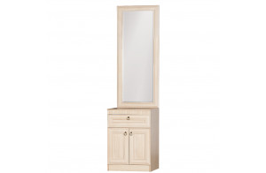 Тумба с зеркалом для прихожей Инна 622 светлая